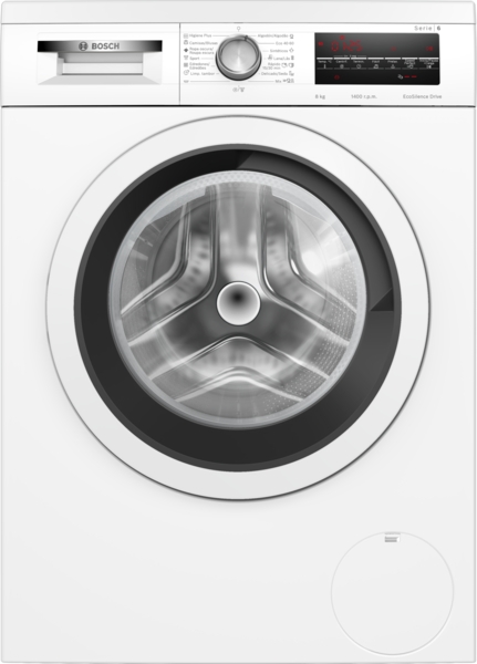Bosch WUU28T63ES,  lavadora de carga frontal, Ecosilence, tapa desmontable , 8kg, 1400rpm, serie 6, clase A