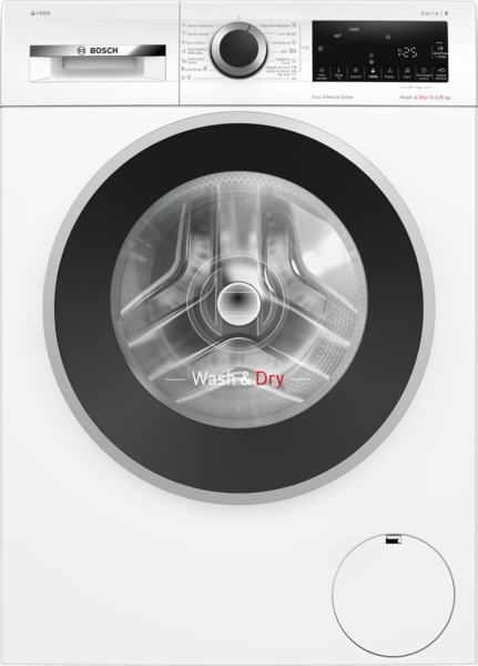 Bosch WNG244A0ES, lavadora-secadora Ecosilence, 10,5 KG, 1400RPM, clase D , Serie 6