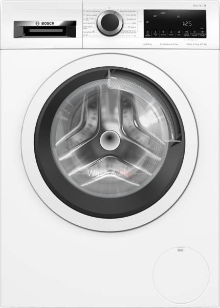 Bosch WNA13401ES, lavadora-secadora Ecosilence, 9 KG, 1400RPM, clase E , Serie 4