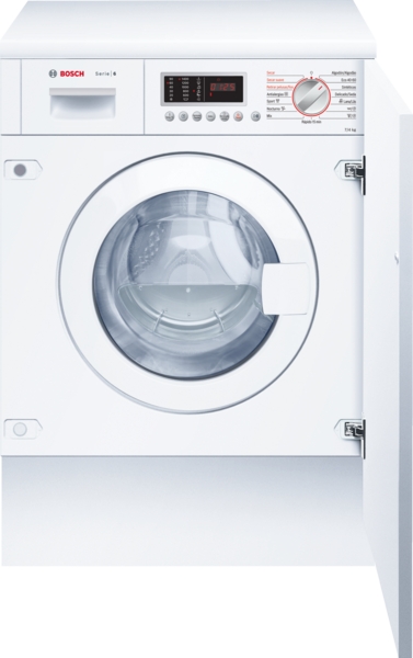 Bosch WKD28543ES, lavadora-secadora integrable , 7 KG, 1400RPM, clase E , Serie 6