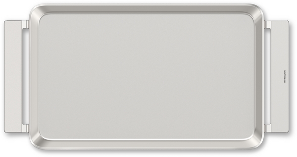 Siemens HZ9TY010, plancha teppanyaki para placas flexInducción, interior aluminio, exterior acero inoxidable