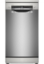 Bosch SPS4HMI49E, lavavajillas libre instalación, ancho 45 cm, 3ª bandeja, clase E, inox, Serie 4