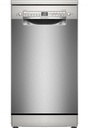 Bosch SPS2HKI58E, lavavajillas libre instalación, ancho 45 cm, cestas 0/2, clase E, inox, Serie 4