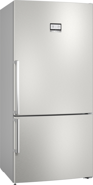 Bosch KGN86AIDR, Frigorífico combi , 2 puertas, No Frost, 186 x 86 cm, Inox, Serie 6