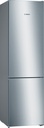 Bosch KGN39VIDA,  Frigorífico combi , 2 puertas, No Frost, 203 x 60 cm, Inox, Serie 4