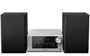 Panasonic SCPM700EGS, Neat Micro Hi-Fi, sistema estéreo compacto con CD, FM Radio, USB y Bluetooth, altavoces de 80 W