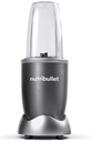 Nutribullet NB606DG, batidora de vaso personal compacta, 600W, autolimpieza, 700ml o 500ml, 6 cuchillas, negro