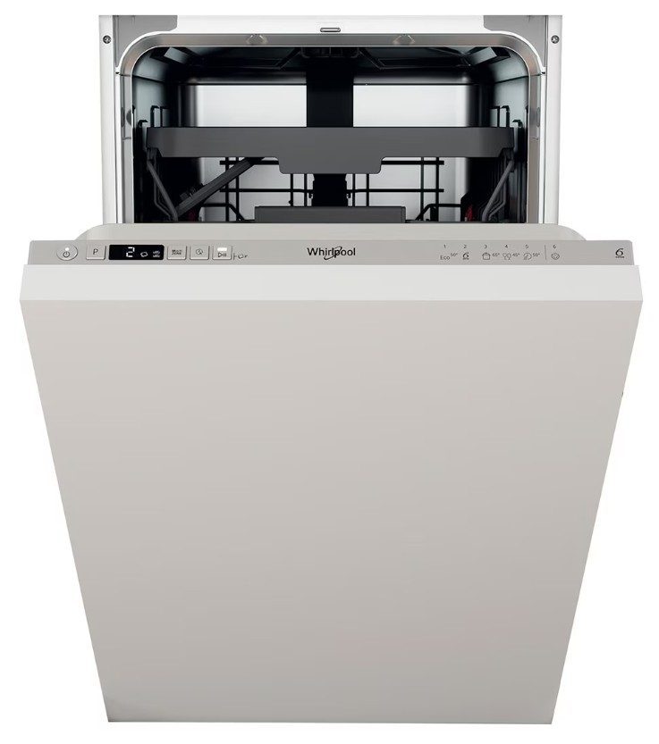Whirlpool WSIC 3M27 C, lavavajillas integración, 10 servicios, 45cm, clase E