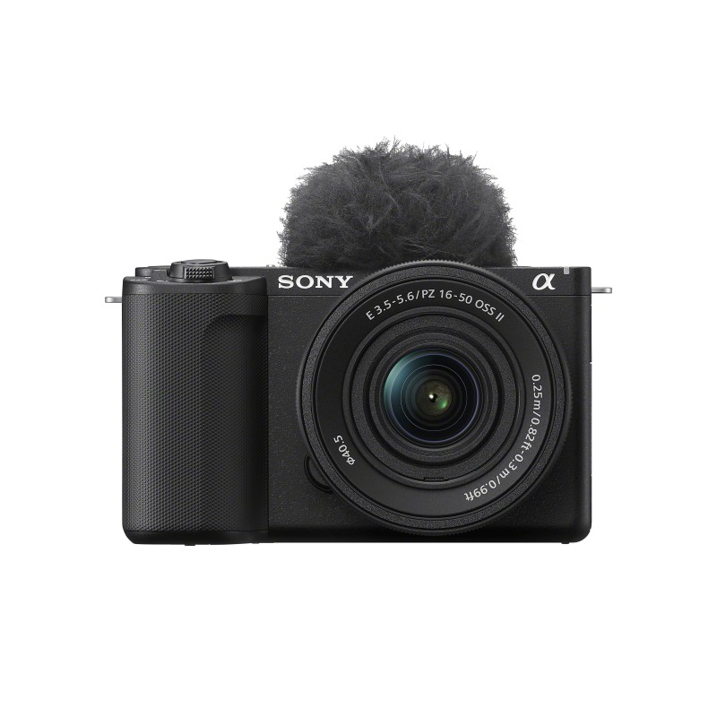 Sony ZVE10M2KB, cámara de vídeo APS-C mirrorless, con objetivo Kit Power Zoom 16-50 mmf/3.5-5.6, vídeo 4K60p, 26 MP