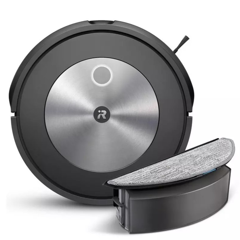 Roomba J517840, combo J5, aspira y friega suelos, iRobot, color grafito