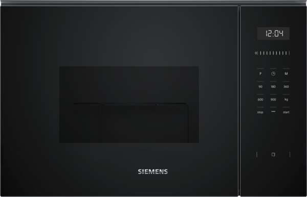Siemens BE555LMB1, microondas integrable, 59 x 38 cm, negro, iQ500
