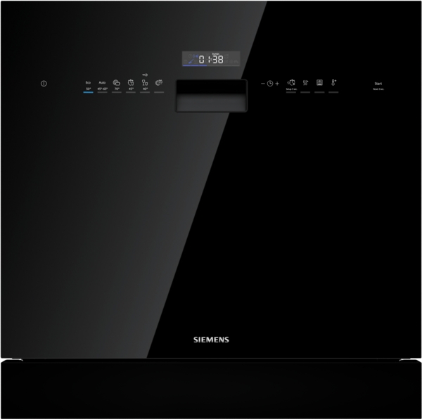 Siemens SC05IB00TE, lavavajillas modular integrable, clase E, 60 cm, negro, iQ500