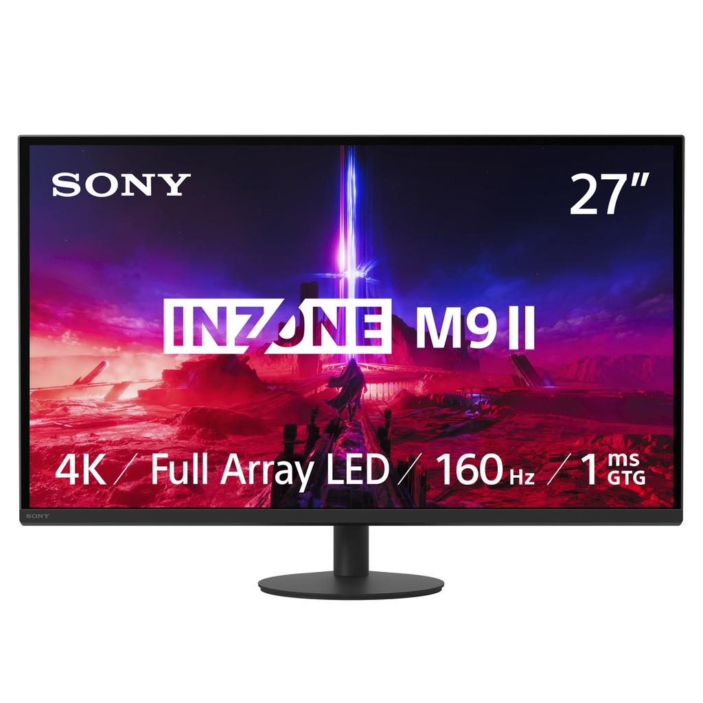 Monitor Gaming SONY INZONE M9 II, SDM27U9M2, Pantalla 27" 4K IPS, Tecnología Full Array, Frecuencia de hasta 160Hz, Tiempo de respuesta 1ms, Perfecto para PS5