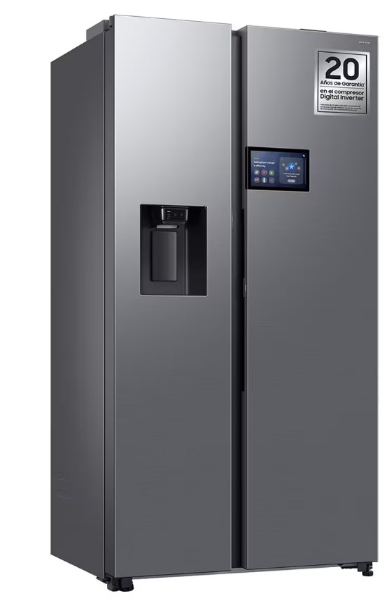 Samsung RS90F64EETEF, frigorífico americano, 178x81cm, dispensador de agua y hielo, inox, clase E