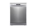 Hisense HS623D10X, lavavajillas libre instalación, 3ª bandeja cubierto, inoxidable, clase D