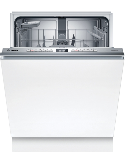 Bosch SMV4HAX19E, lavavajillas integrable, 60cm, Silence Plus, ActiveWater, serie 4, blanco, clase D