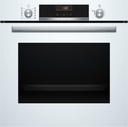 Bosch HBG536EW3, horno convencional, 3D Hotair, blanco, serie 6, clase A+