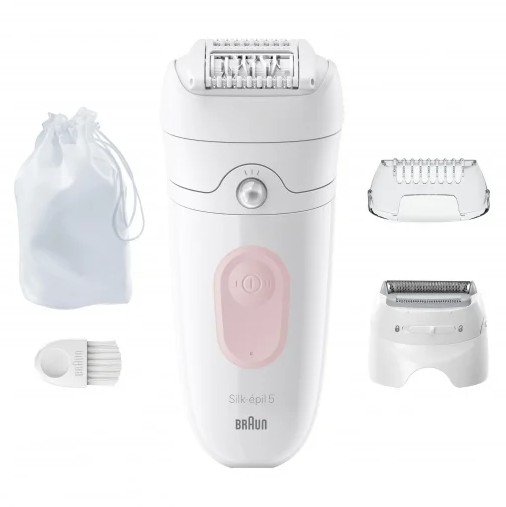 Braun SE5-030, depiladora Silk-épil 5, Smartlight, 3 accesorios, pinzas MicroGrip