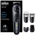 Braun BT5420, afeitadora eléctrica, 40 ajustes de longitud, 4 accesorios, series 5, negro