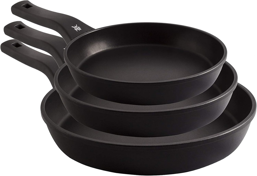 WMF Permadur Premium, sartén de aluminio fundido, 20-24-28cm, para todo tipo de cocinas