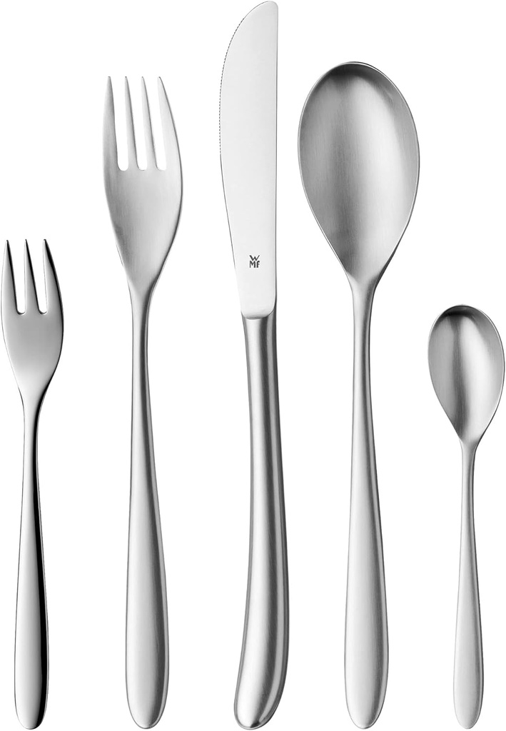 WMF Silk Vorteils, cubertería 60 piezas, acero inox, Cromargan, apto para lavavajillas
