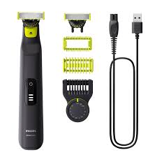Philips QP6542/15, OneBlade Pro 360 Face + Body, cuchilla 360, uso en seco y mojado, 14 longitudes, autonomía 90 min