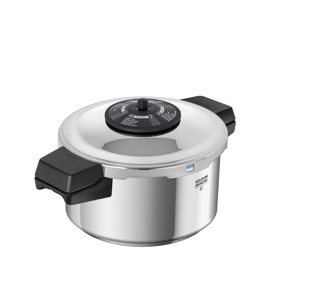 KUHN-RIKON Duromatic Classic Neo, Olla con asas, 3,5l, diametro 20cm, acero inox