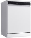 Midea MDWPF1433CW-W-EU, lavavajillas libre instalación, 60cm, Auto door open, Child Lock, blanco, clase C