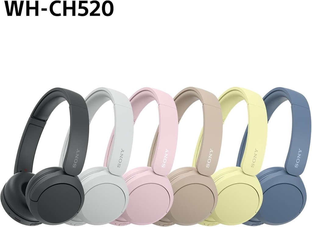 Sony WHCH520, auriculares inalámbricos, 50 horas