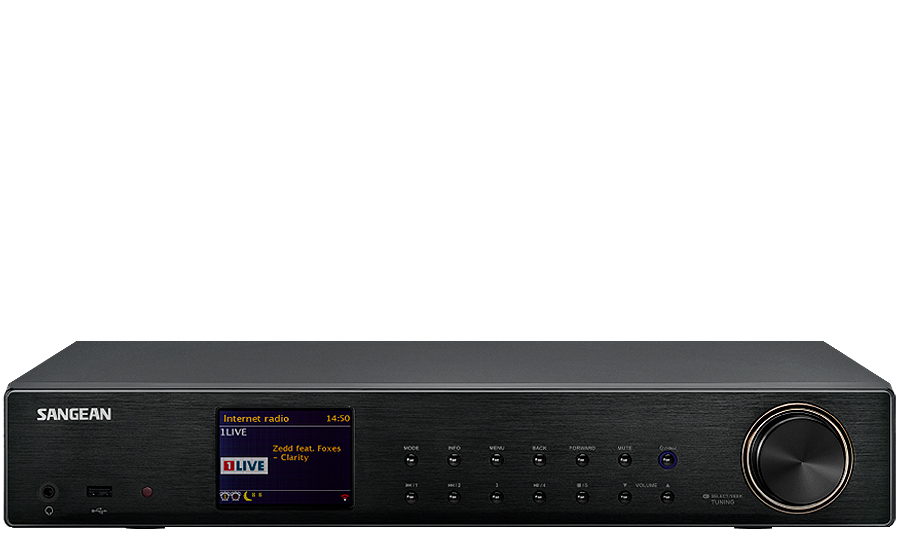 Sangean WFT-3, radio Internet con DAB+ - DRM,  WiFi, negro