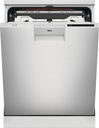 AEG FFB75717PM, lavavajillas libre instalación, 60cm, 14 cubiertos, ExtraHygiene, GlassCare, inox, clase B