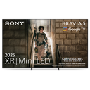Sony K65XR55B, Bravia 5, Mini LED, 65", 4K Ultra HD, HDR, Google TV