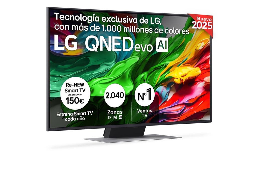 LG 50QNED87A6D, TV QNED 50'' MiniLed, 4K α7 Gen8 Ultra HD, 60Hz, webOS 25