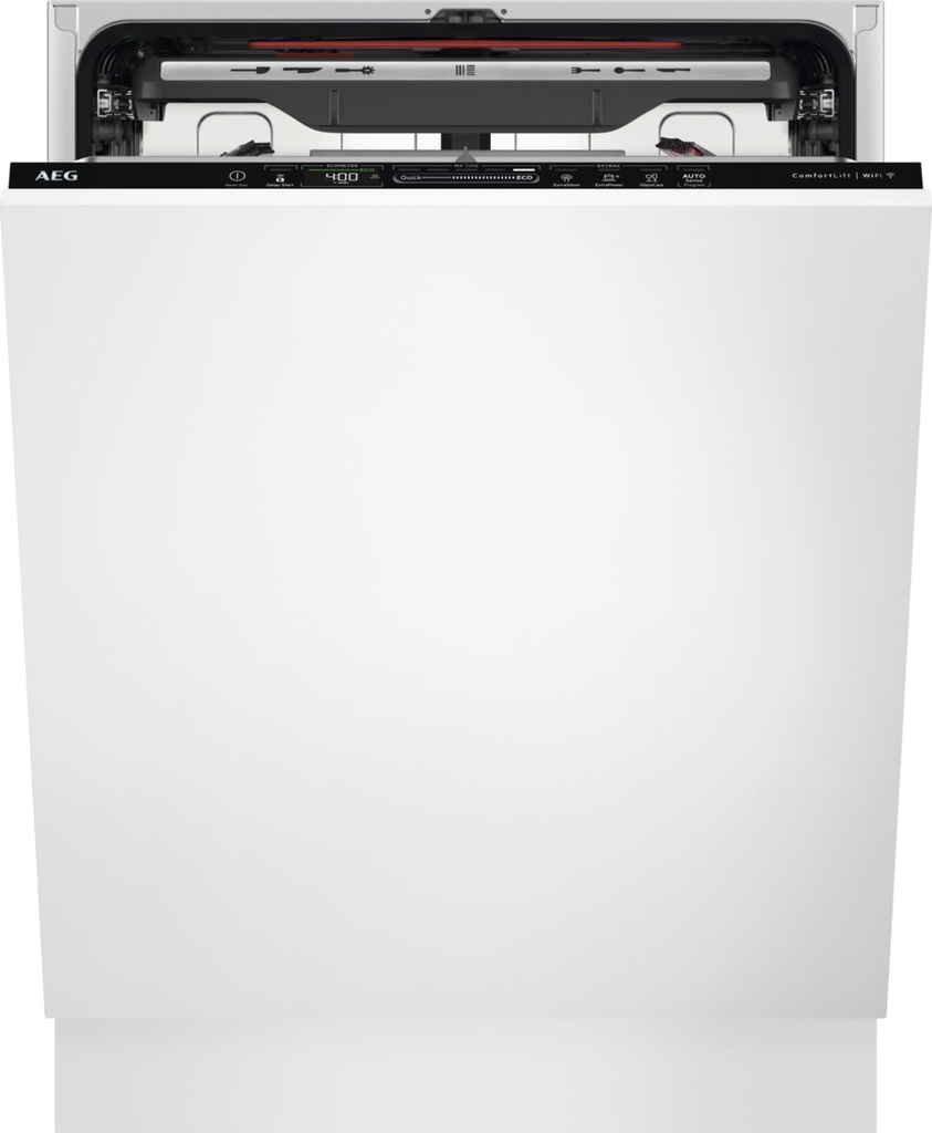 AEG FSE96808P, lavavajillas integrable, 60cm, ComfortLift, serie 9000, 14 cubiertos, clase A