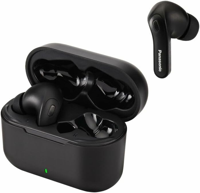 Panasonic RZ-B310W, auriculares inalámbricos, Bluetooth, autonomía de 16h, sensores táctiles, cancelación de ruido, Ipx4, color negro