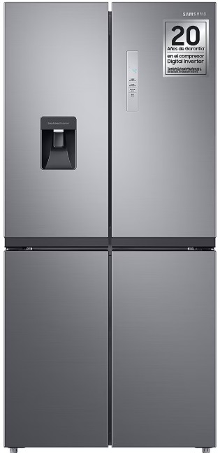 Samsung RF48A401EM9, frigorífico americano, 179 x 74cm, NoFrost, dispensador de agua, Twin Cooling Plus, inox, clase E