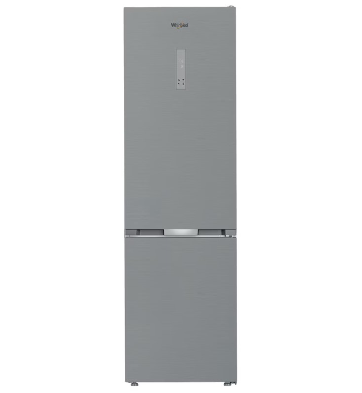 Whirlpool WHK 26404 XP7E, frigorífico combi de libre instalación, Dual No Frost, 249l, 203.5x59.7, color inox, clase B
