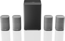 Sistema de sonido Loewe WE. BOOST, Calidad cinematografica 4.1.2, Potencia musical 720W, Sistema de altavoces inalámbrico con Dolby ATMOS