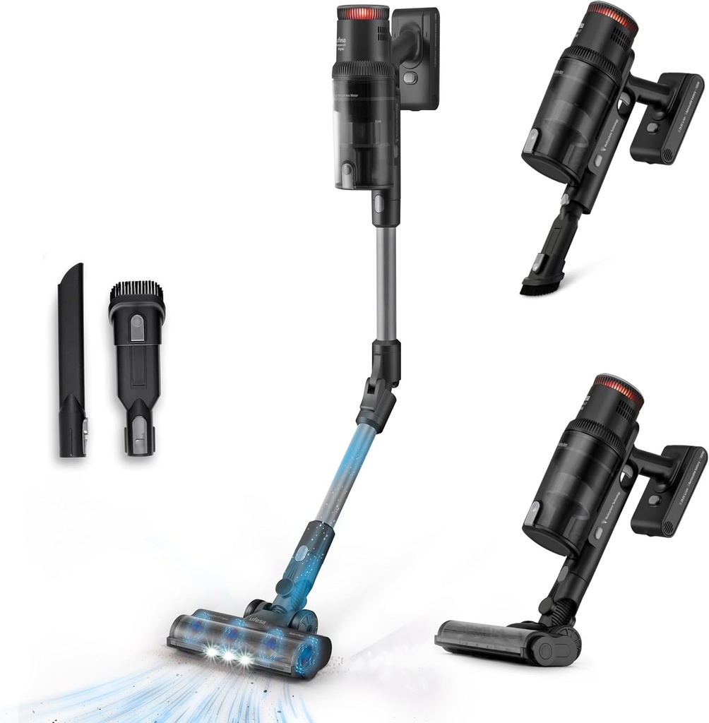 UFESA ESCOBA UFESA U7 DIGITAL ANIMAL 500W 29,6V AUT.80MIN MASCOTAS 0,6L 500 W, Autonomía 80 min