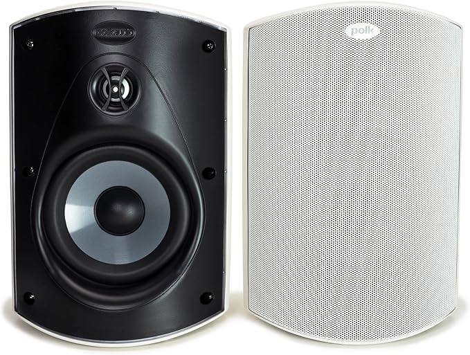 Polk Audio ATRIUM 5, altavoz de exterior, 90 dB, giro de 180°, 60 Hz a 25 KHz, negro
