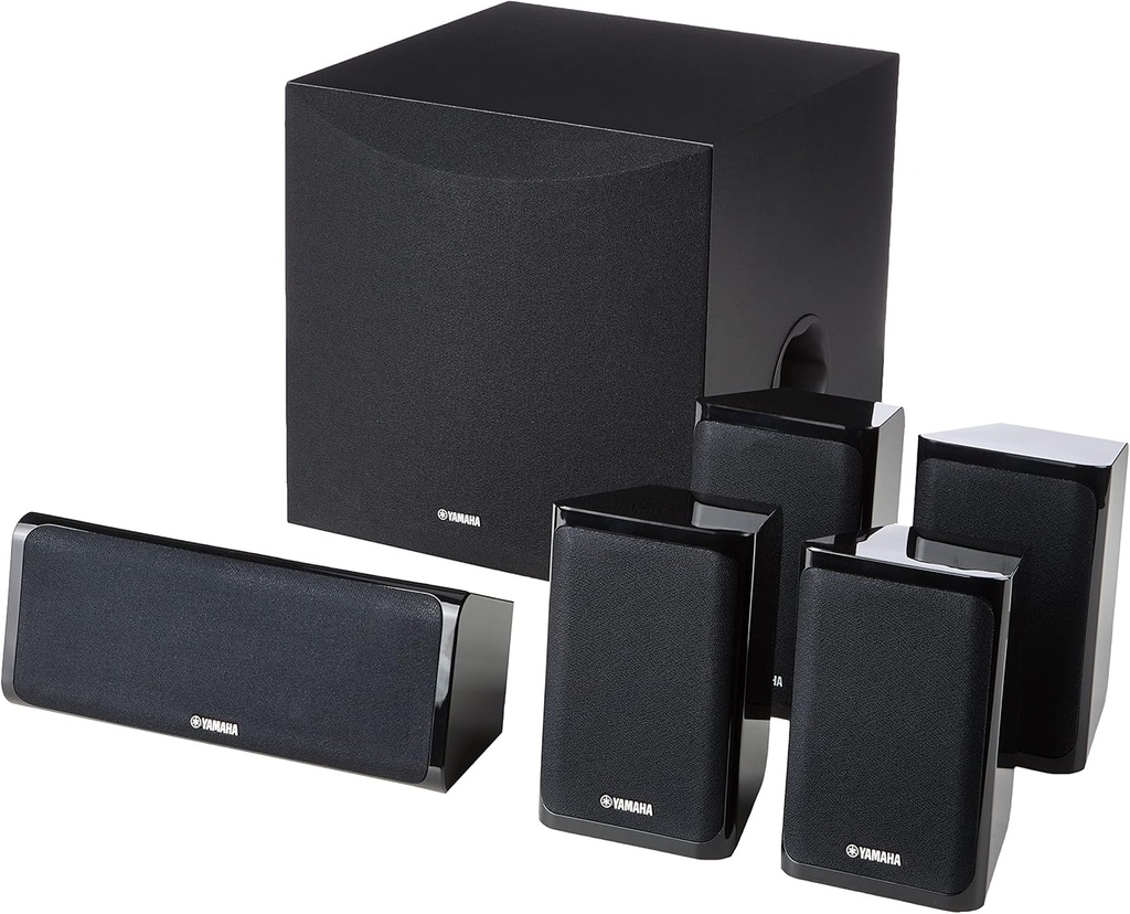 Yamaha NS-P41, Altavoces 5.1 con Subwoofer Autoamplificado, 6 Piezas