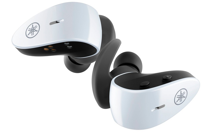 Yamaha TW-ES5A, Auriculares In-Ear Deportivos True Wireless Bluetooth con Listening Care, Micrófono con Diseño Avanzado, Resistente al Agua y al Sudor IPX7