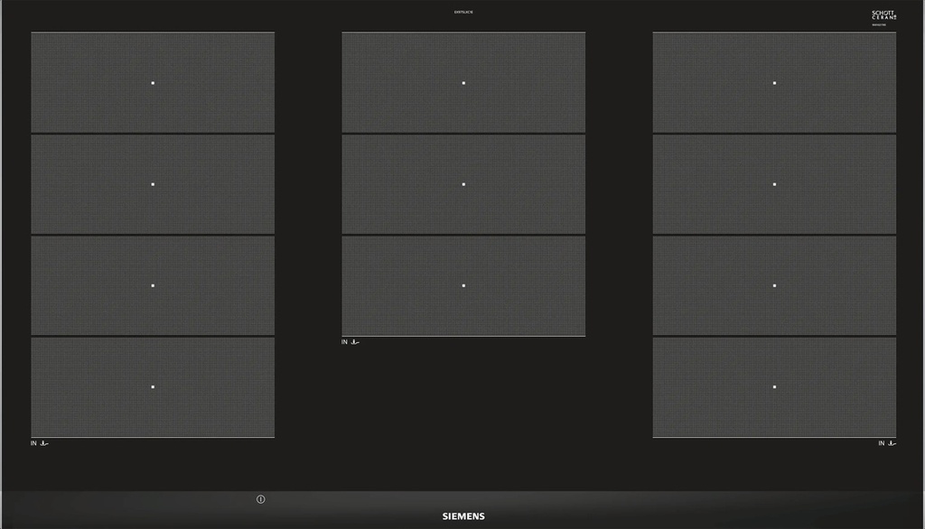 Siemens EX975LXC1E, placa flexinducción 90cm, 3 zonas flex, control de fritura