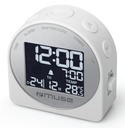 Muse M-09, Reloj digital con display, LCD grande, Fecha, Temperatura y alarma