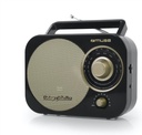 Muse M-055 RB, Radio portátil, 2 bandas (FM/AM), Antena telescópica, Encendido y apagado en el botón de volumen, Entrada auxiliar