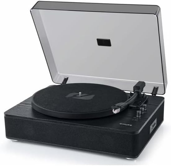 Muse MT-106 BT, Giradiscos Bluetooth, USB, RCA, 2x5 W Madera