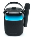 Muse M-520 KA, Altavoz BT Karaoke, Potencia 30W, con 6 Modos de luz. IPXS, Sonido de acompañamiento. Entrada Auxiliar, Toma de Auriculares, Entrada de Mic, Puerto USB, 1 micrófono inalámbrico