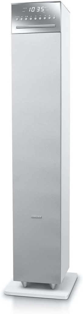 Muse M-1350 BTC, Torre Bluetooth, NFC, Potencia de 180 W, Reproductor CD-MP3, Radio FM, PLL, Reproductor / Cargador USB, RCA jack jack + entrada auxiliar jack, Mando a distancia