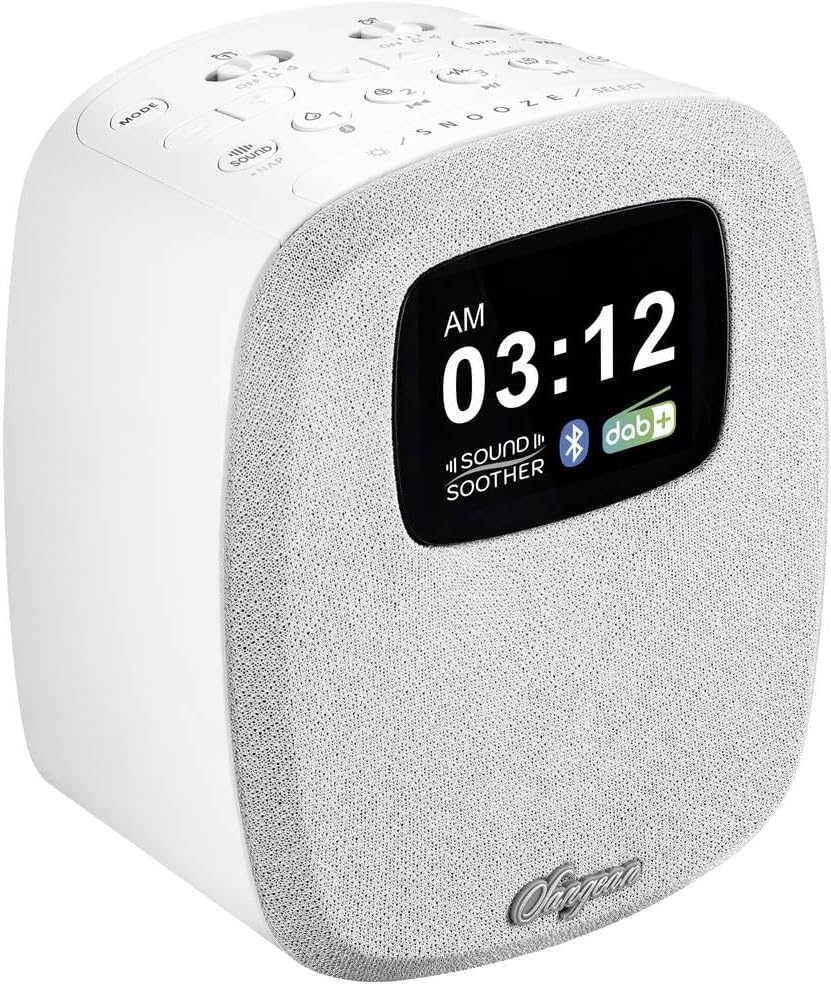 Sangean DCR-83W Radio de Mesa Dab+, UKW AUX, Bluetooth, Dab+, FM, función de Carga de batería USB, función de Despertador