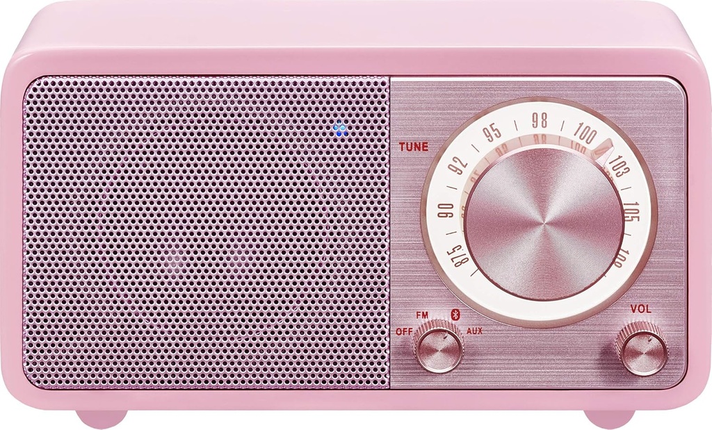 Sangean WR-7, Radio FM, Bluetooth, Entrada auxiliar, Altavoz incorporado, Batería recargable